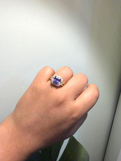 Lady Amethyst Bloom Ring
