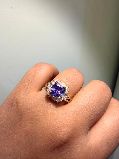 Lady Amethyst Bloom Ring