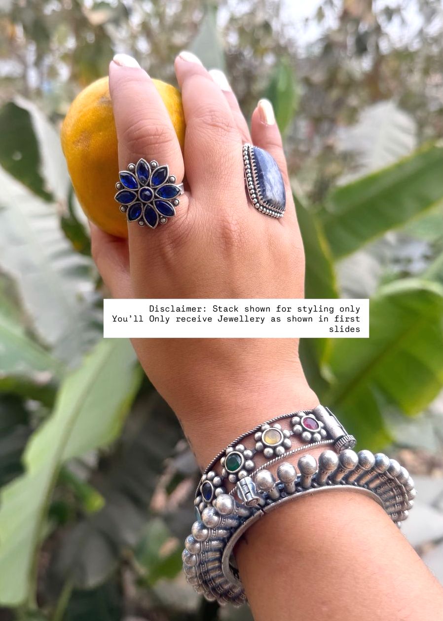 Ratna Darbar Oxidized Ring