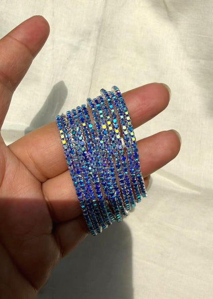 Glitter Stack Blue - Single Piece