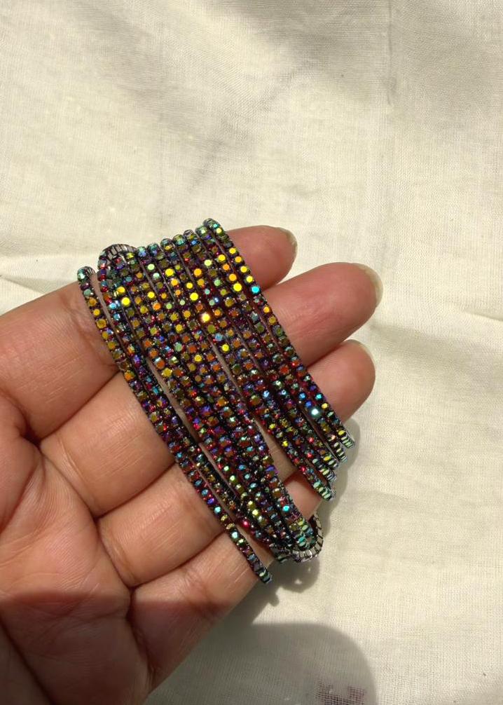 Glitter Stack Black - Single Piece