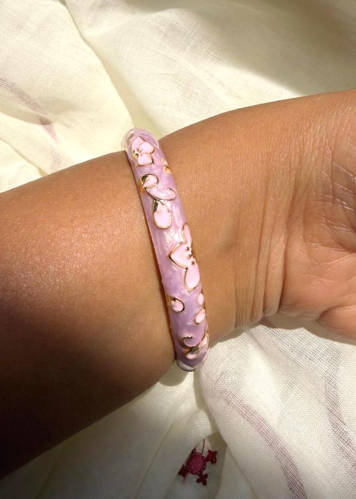 Sangria Pink Bangle-Single Piece