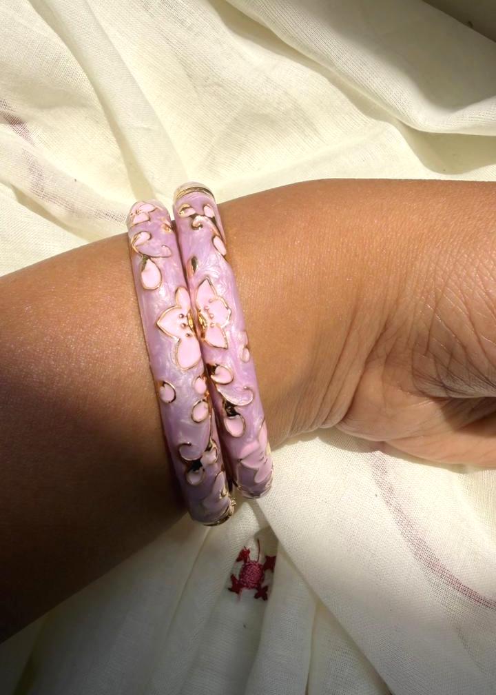 Sangria Pink Bangle-Single Piece