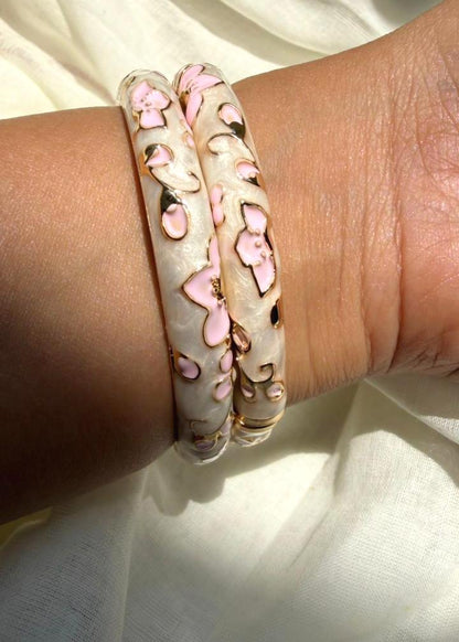 Baby Pink Glow Bangle-Single Piece