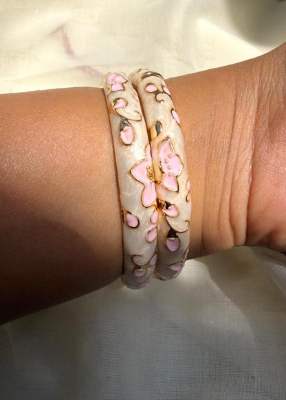 Baby Pink Glow Bangle-Single Piece