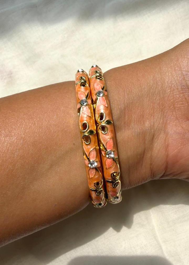 Sunset Garden Bangle-Single Piece