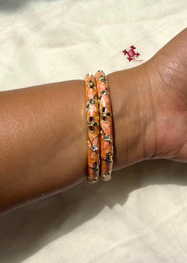 Sunset Garden Bangle-Single Piece