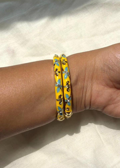 Peela Phool Bangle-Single Piece
