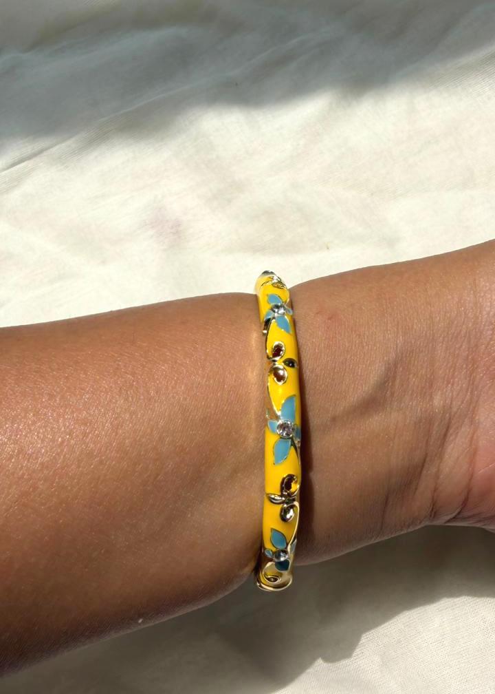 Peela Phool Bangle-Single Piece