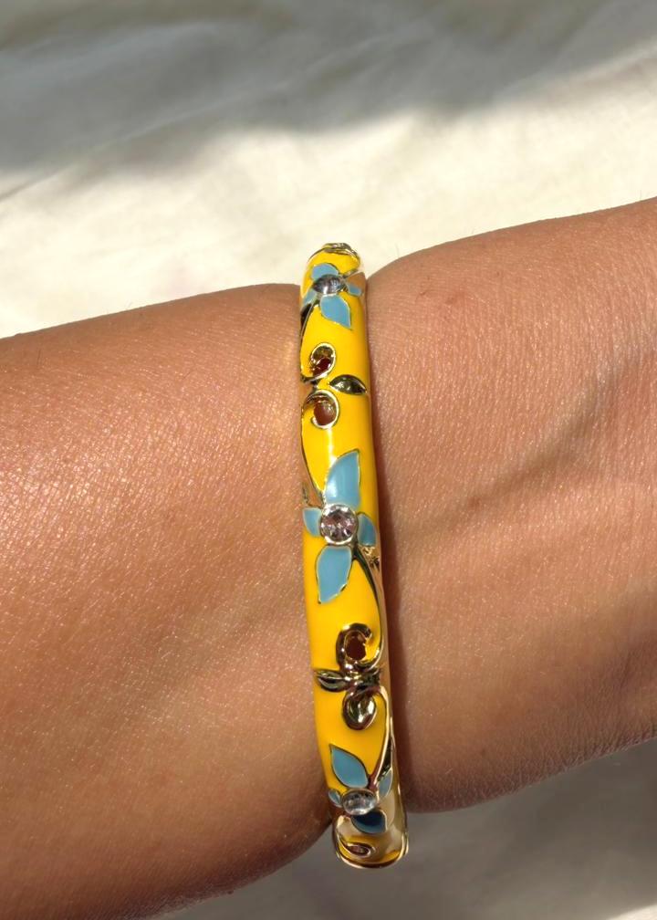 Peela Phool Bangle-Single Piece