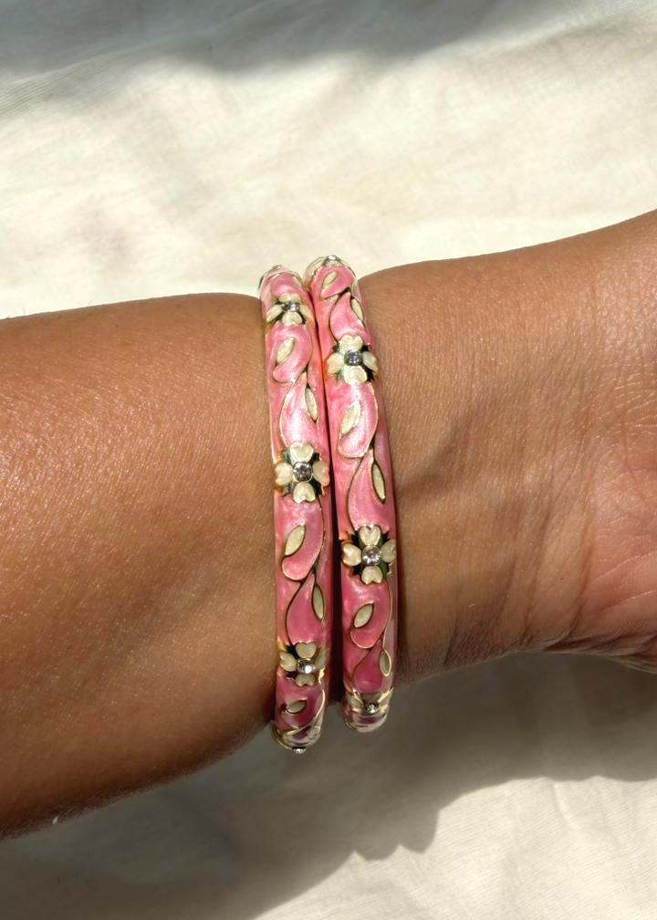 Orchid Whisper Bangle-Single Piece