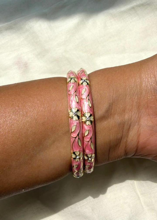 Orchid Whisper Bangle-Single Piece