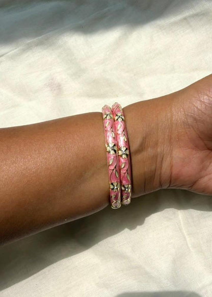 Orchid Whisper Bangle-Single Piece