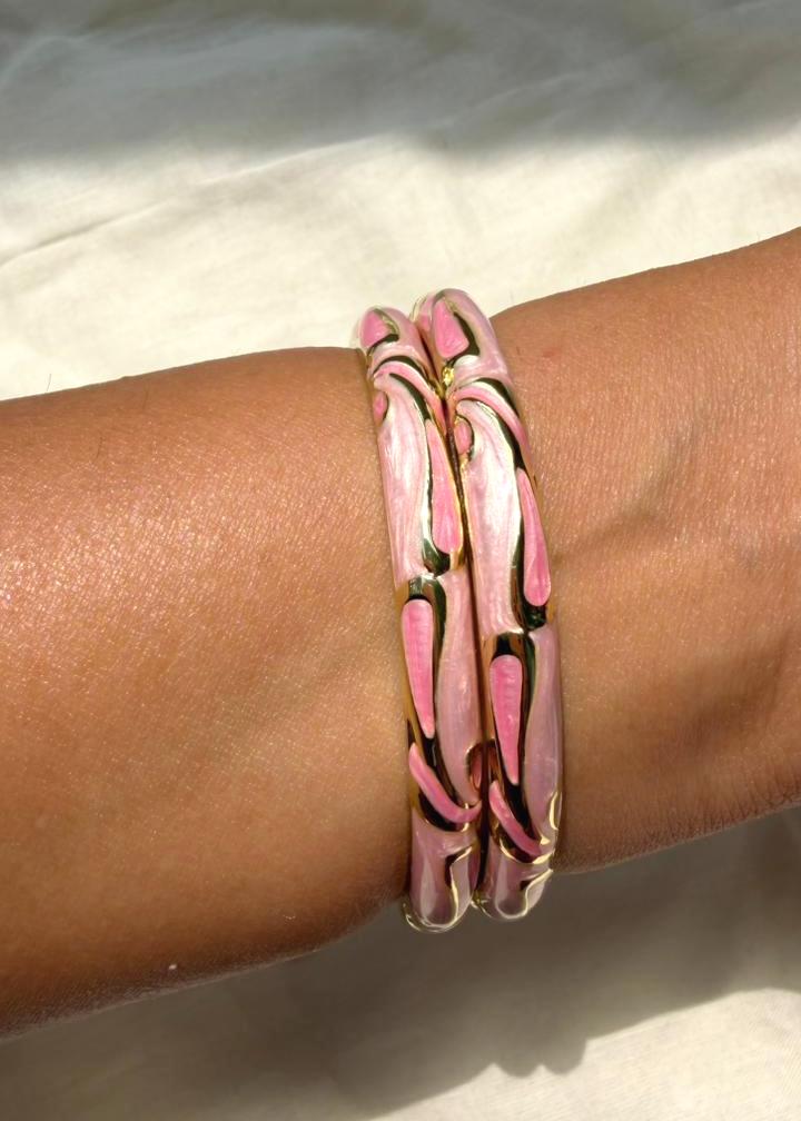 Petal Blush Bangle-Single Piece