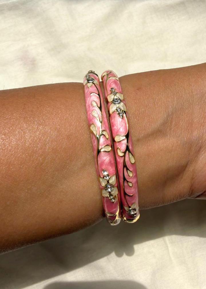 Cherry Bloom Bangle-Single Piece
