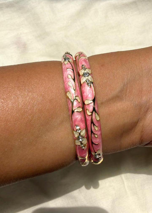 Cherry Bloom Bangle-Single Piece