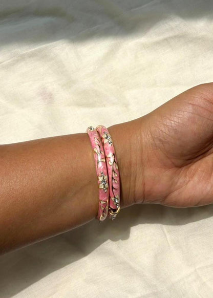 Cherry Bloom Bangle-Single Piece