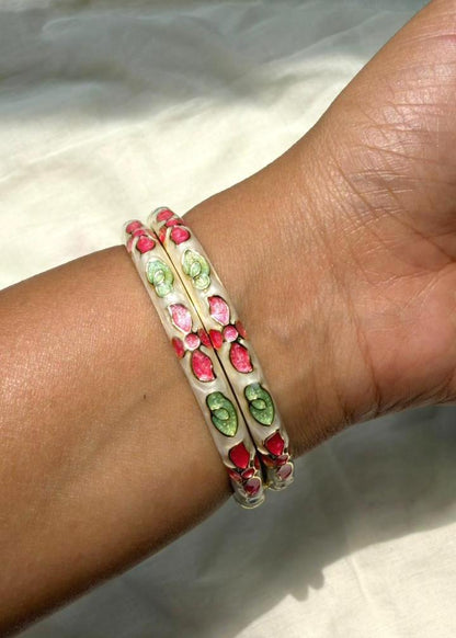 Pink Veil Bangle-Single Piece