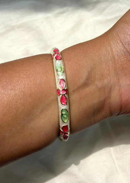 Pink Veil Bangle-Single Piece