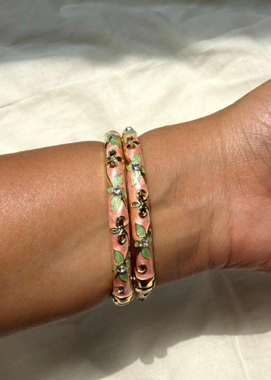 Petal Drift Bangle-Single Piece