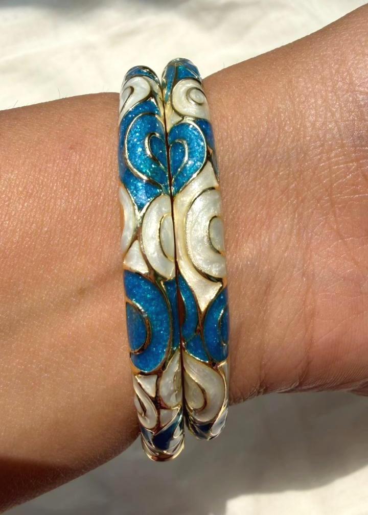 Golden Bloom Bangle-Single Piece