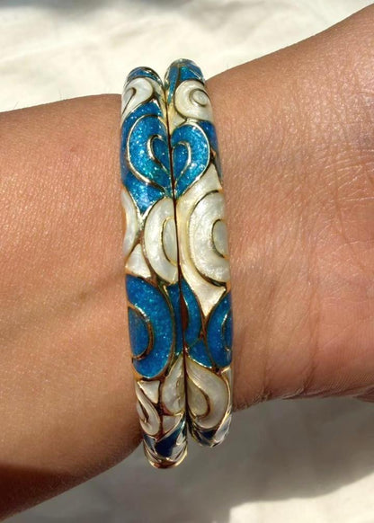 Golden Bloom Bangle-Single Piece