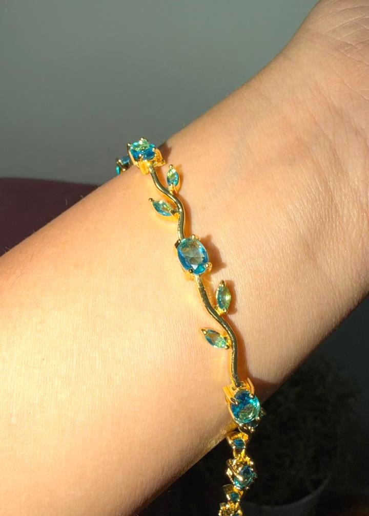 Blue Tulip Bracelet