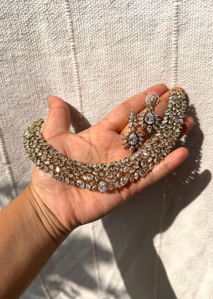 Samantha Necklace Set - Clear