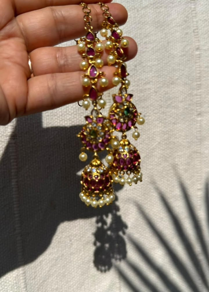 Rajarajeshwari Kaanchain Sahara Jhumka