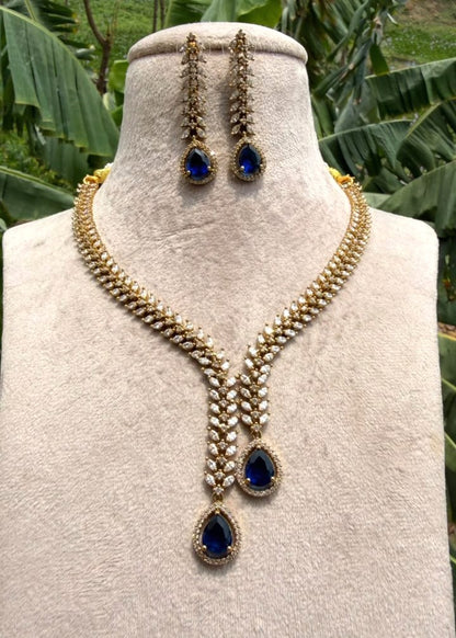 Heerangana Necklace - Blue