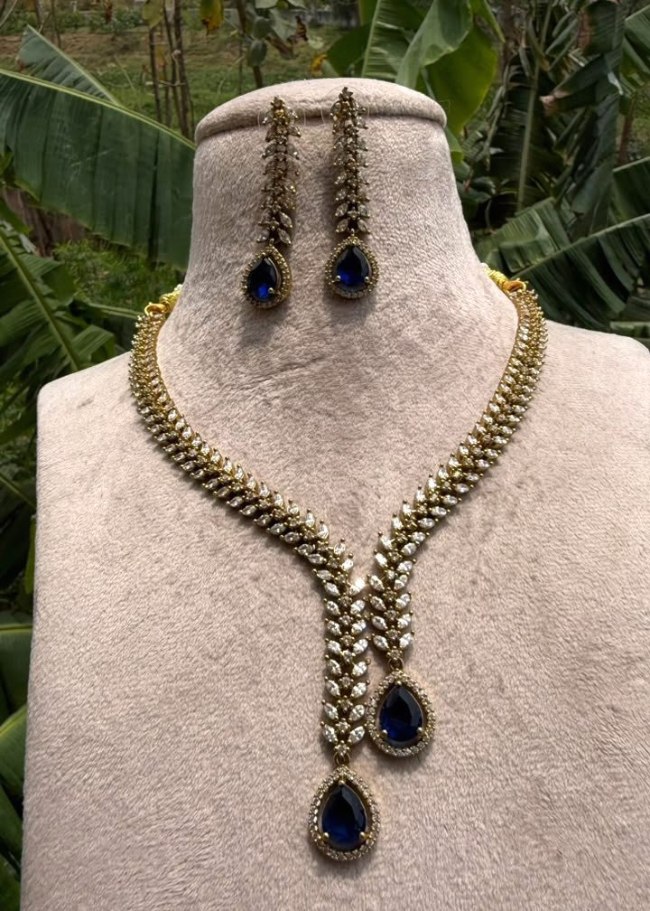 Heerangana Necklace - Blue