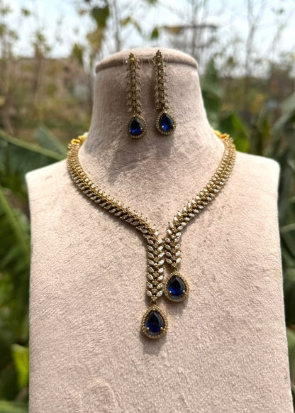 Heerangana Necklace - Blue