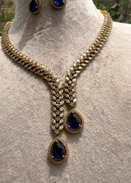 Heerangana Necklace - Blue