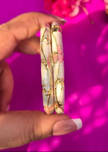 Golden Creeper Bangle - Single Piece