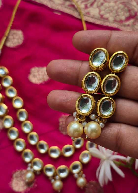 Double Layer Kundan Necklace