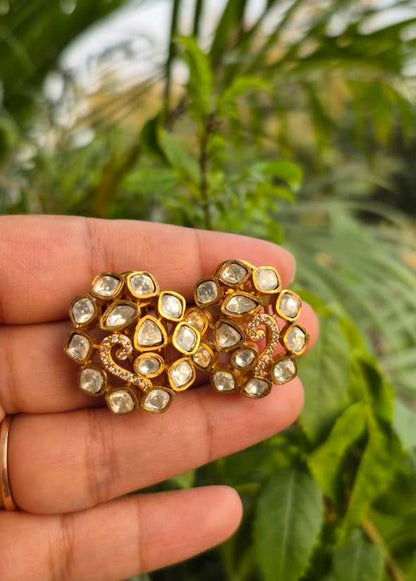 Mellow moissanite Stud Earring