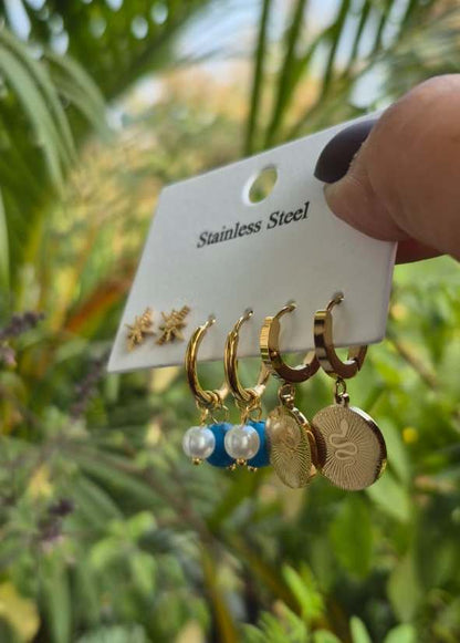 Anti Tarnish Earrings Combo-2 (Pack of 3)