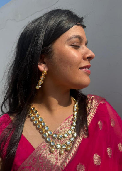 Double Layer Kundan Necklace