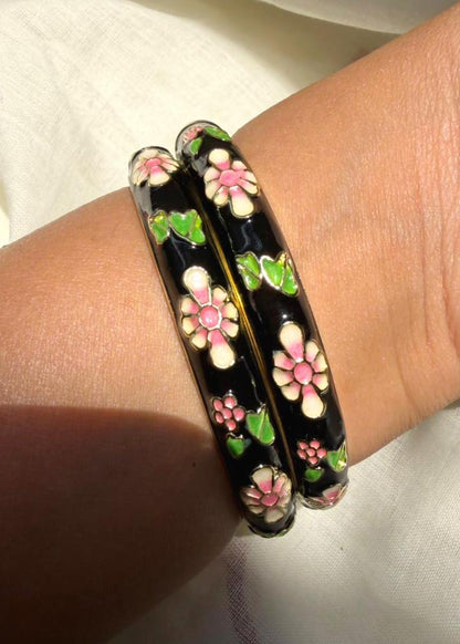 Ishva Enamel Bangles- Single Piece