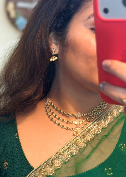Kalyara Necklace Set - Green