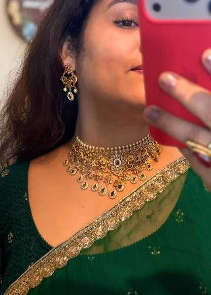 Lotus Varnam AD Chokar Set - Multicolor