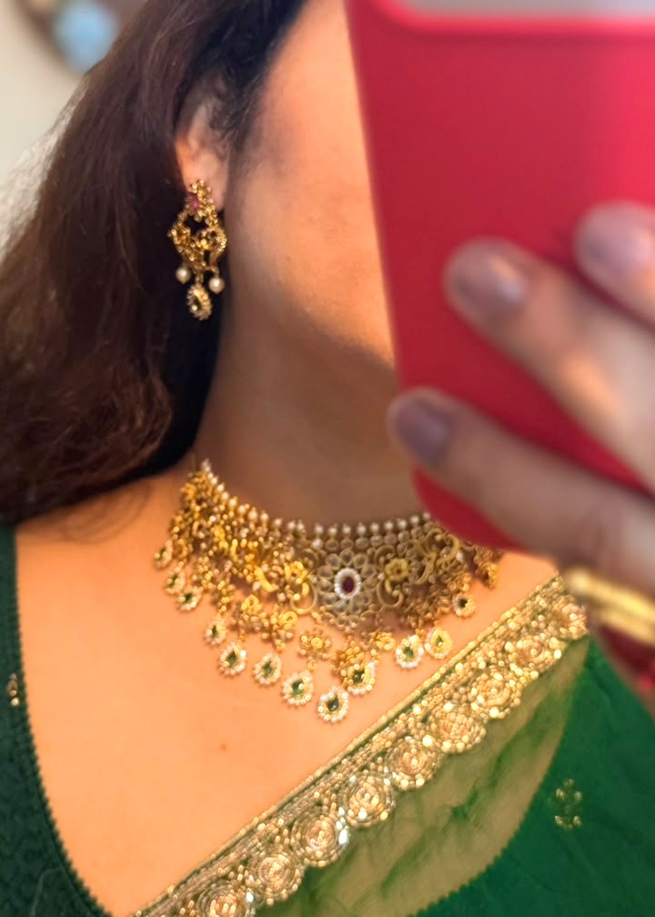 Lotus Varnam AD Chokar Set - Multicolor