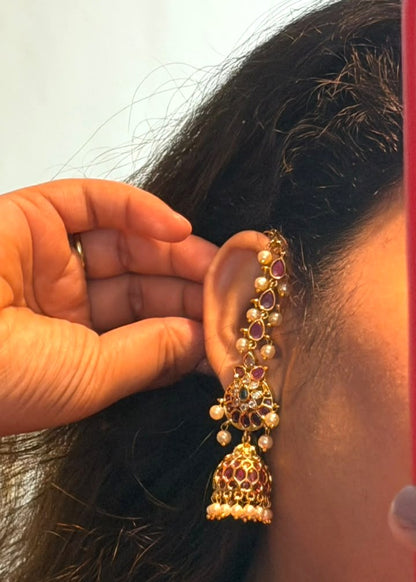 Rajarajeshwari Kaanchain Sahara Jhumka